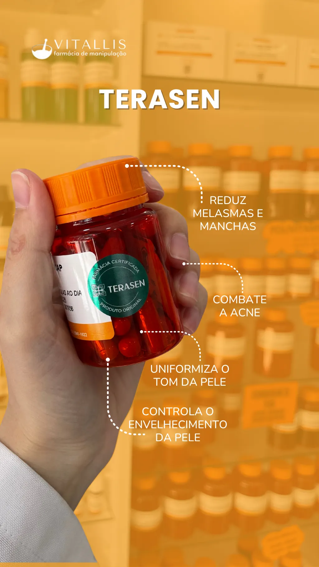 Terasen 500mg C/ 30 Cápsulas